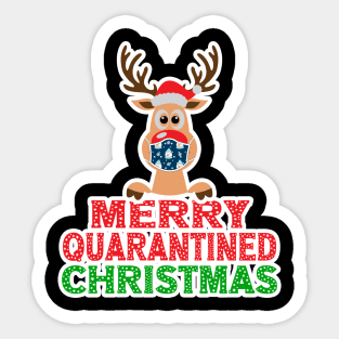 Merry Quarantined Christmas - Christmas In Quarantine Sticker